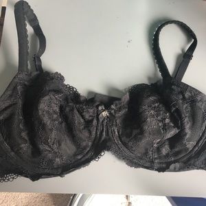 Victoria’s Secret Black Unlined Bra, 38C